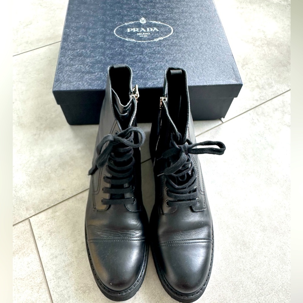Prada Combat Boots